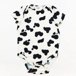 Lucky Bug Clothing Baby's Essential Bamboo Cow Onesie