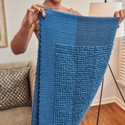 Studio Variously Macaroon Merino Wool Throw Blanket - Midnight Home Goods