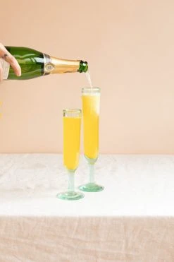 Magda Made Best Sellers Recycled Glass Champagne Flutes