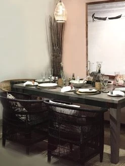 Mbare Furniture Malawi Cane Chair - Black