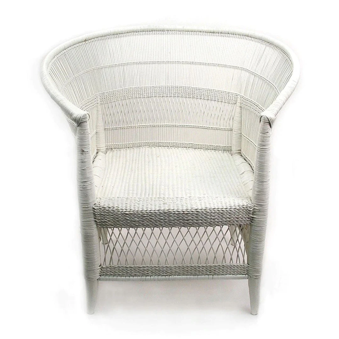 Mbare Furniture Malawi Cane Chair - White 4 Mbare Furniture Malawi Cane Chair - White