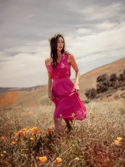 Valani Malina Tencel Top - Lilac Rose Clothing