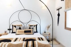 Leah Singh Home Goods Marianne Wool Lumbar Pillow Cover - Black