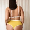 Mary Young High Waist Bamboo Thong - Citrine Sustainable Materials