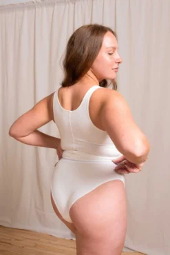 Decor House Living 15 Mary Young Ryder Bamboo Crop Top - Cream Sustainable Materials