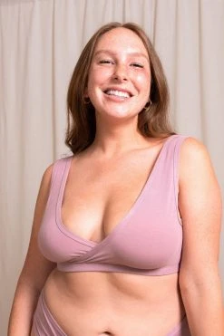 Mary Young Underwear + Bras Sora Bamboo Bra - Dusty Rose
