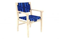 Masaya & Co. Chontales Arm Chair - Midnight Blue Pattern 22 Masaya & Co. Chontales Arm Chair - Midnight Blue Pattern