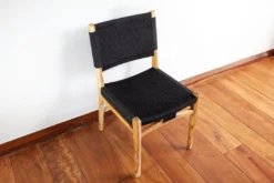 Masaya & Co. Handcrafted Chontales Dining / Desk Chair - Solid Black Manila