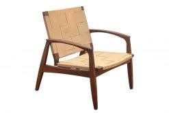Masaya & Co. Diria Leather Arm Chair Furniture