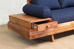 Masaya & Co. Floating Love Seat - Navy Blue Living Room 15 Masaya & Co. Floating Love Seat - Navy Blue Living Room