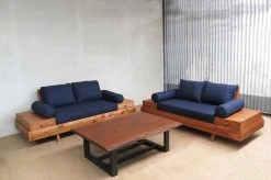 Masaya & Co. Floating Love Seat - Navy Blue Living Room 17 Masaya & Co. Floating Love Seat - Navy Blue Living Room