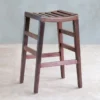 Masaya & Co. Fortuna Barstool - Teak 2 Masaya & Co. Fortuna Barstool - Teak
