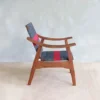 Masaya & Co. Izapa Arm Chair - Granito Red Stripe Manila
