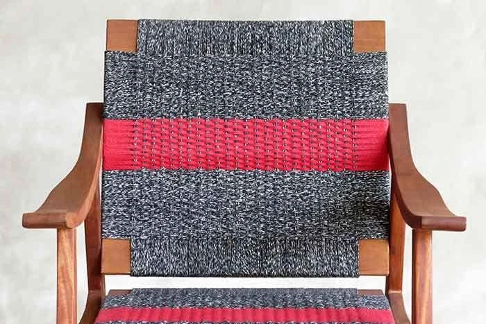 Masaya & Co. Izapa Arm Chair - Granito Red Stripe Manila 6 Masaya & Co. Izapa Arm Chair - Granito Red Stripe Manila