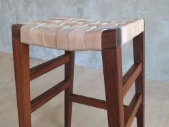 Masaya & Co. Masaya Leather Barstool Furniture
