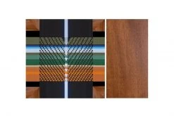 Masaya & Co. Masaya Manila Ottoman - Mot Mot Pattern