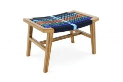 Masaya & Co. Masaya Manila Ottoman - Mot Mot Pattern