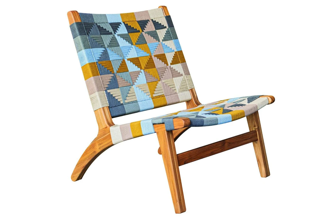 Masaya & Co. Furniture Masaya Manila Lounge Chair - Prisma Pattern 9 Masaya & Co. Furniture Masaya Manila Lounge Chair - Prisma Pattern
