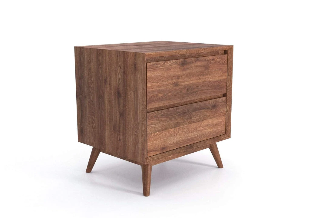 Masaya & Co. Mid Century Two Drawer Side Table / Nightstand 12 Masaya & Co. Mid Century Two Drawer Side Table / Nightstand