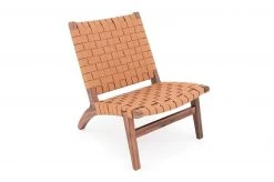 Masaya & Co. Furniture Masaya Leather Lounge Chair