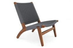 Masaya & Co. Masaya Solid Manila Lounge Chair Furniture