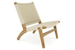 Masaya & Co. Masaya Solid Manila Lounge Chair Furniture