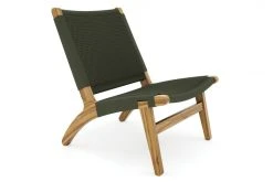 Masaya & Co. Masaya Solid Manila Lounge Chair Furniture