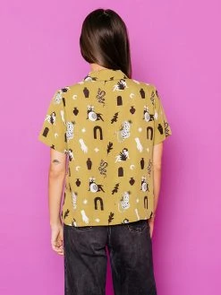 Mata Traders Clothing Olive Curios Camp Shirt