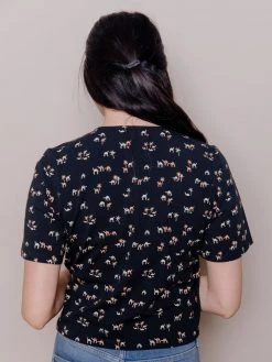 Mata Traders Marley Camels Boxy Wrap Top