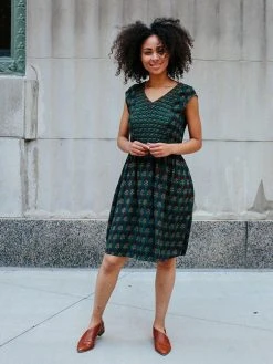 Mata Traders Nashville Teal Modal Dress