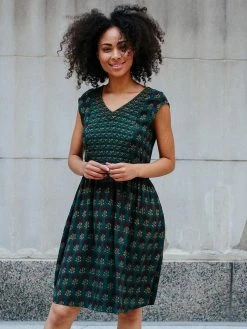 Mata Traders Nashville Teal Modal Dress