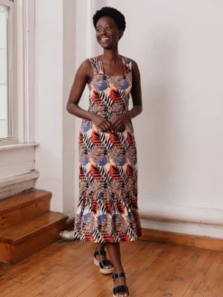 Mata Traders Fair Trade Opal Layered Palms Dress 9 Mata Traders Fair Trade Opal Layered Palms Dress