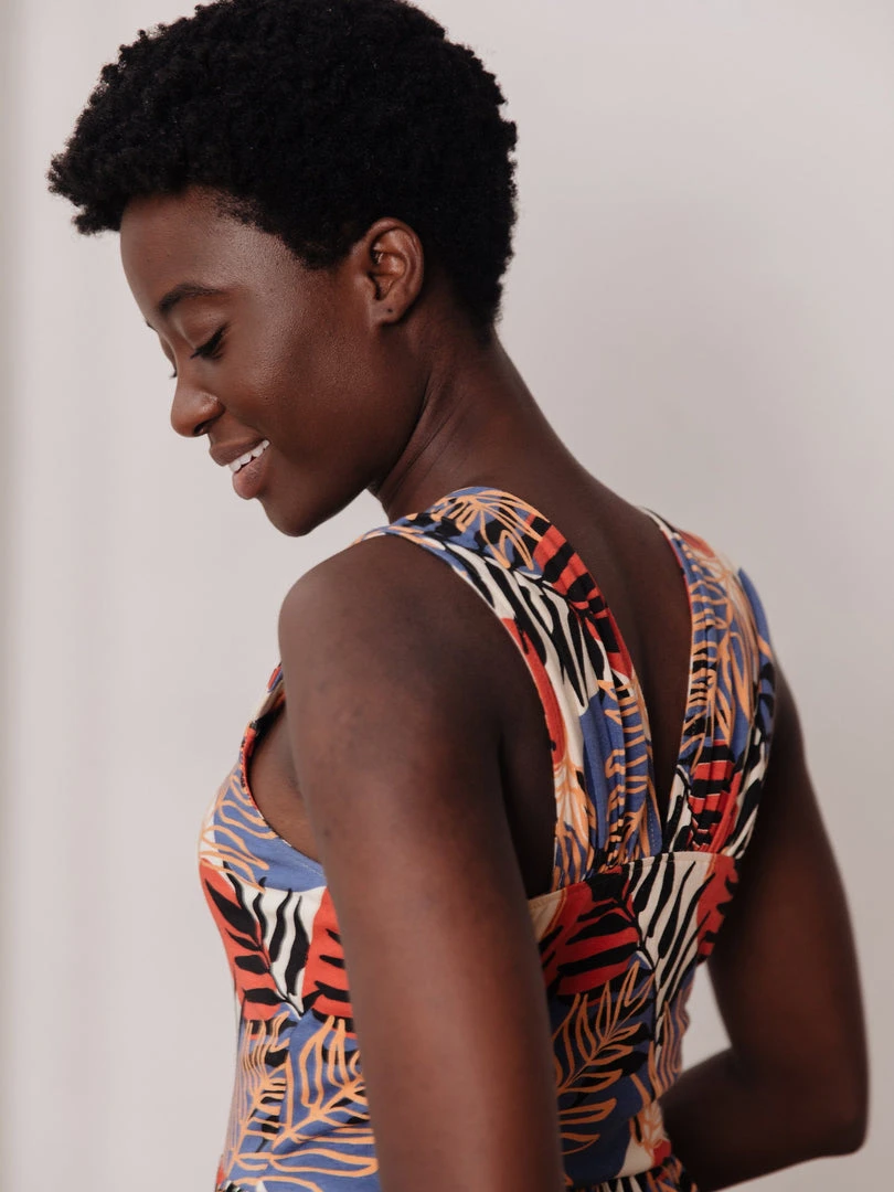 Mata Traders Fair Trade Opal Layered Palms Dress 5 Mata Traders Fair Trade Opal Layered Palms Dress