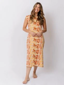 Mata Traders Clothing Sasha Sedona Stripe Shift Dress