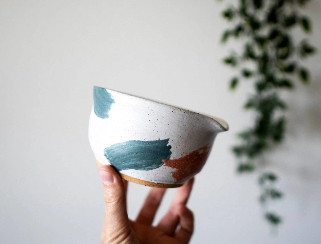 Moonshine Design Kitchen + Dining Matcha Stoneware Bowl 7 Moonshine Design Kitchen + Dining Matcha Stoneware Bowl