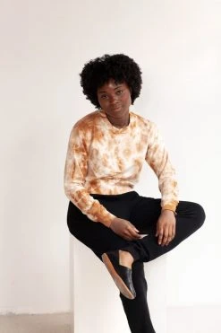 North Of West Sale Max Tie Dye Sweatshirt - Amber 10 North Of West Sale Max Tie Dye Sweatshirt - Amber