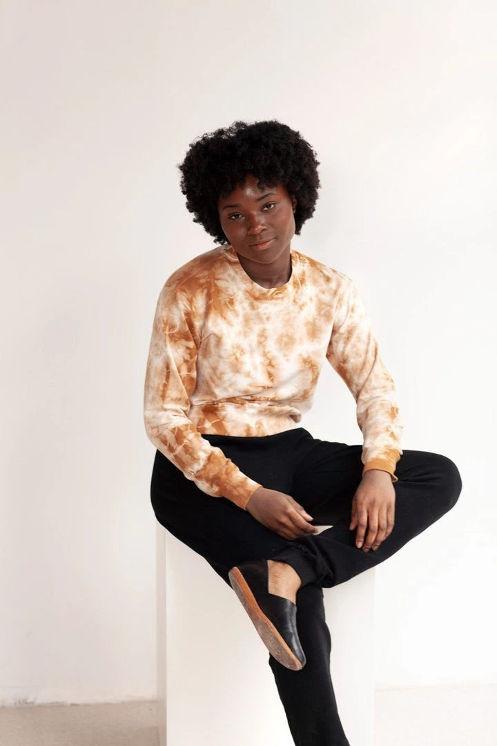 North Of West Sale Max Tie Dye Sweatshirt - Amber 4 North Of West Sale Max Tie Dye Sweatshirt - Amber