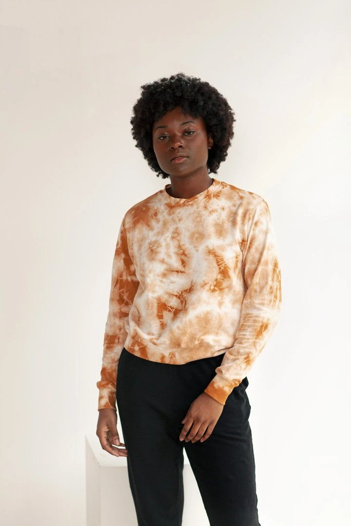 North Of West Sale Max Tie Dye Sweatshirt - Amber 7 North Of West Sale Max Tie Dye Sweatshirt - Amber
