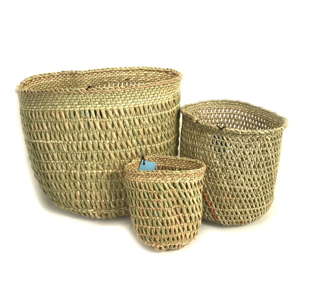 Mbare Open Weave Iringa Basket - Natural Home Goods 3 Mbare Open Weave Iringa Basket - Natural Home Goods