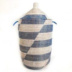 Mbare Large Patterned Hamper Basket 13 Mbare Large Patterned Hamper Basket