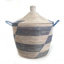 Mbare Low Patterned Hamper Basket Home Goods