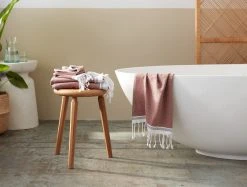 Coyuchi Best Sellers Mediterranean Towels - Rosehip / Shadow