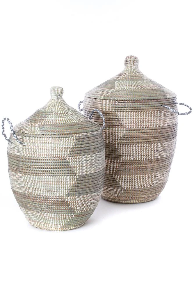 Swahili African Modern Medium Silver And White Prayer Mat Hamper 5 Swahili African Modern Medium Silver And White Prayer Mat Hamper