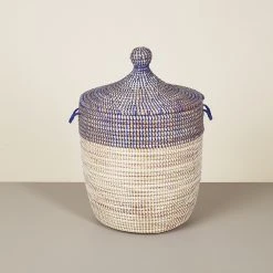 Mbare Medium Two-Tone Hamper Basket
