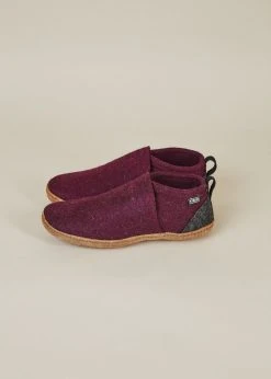 Kyrgies Men's Wool Tengries Slippers - Plum 13 Kyrgies Men's Wool Tengries Slippers - Plum
