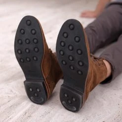 Nisolo Men's Andres All Weather Boot - Waxed Brown