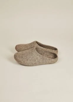 Kyrgies Men's Classic Sole Low Back Wool Slippers - Oatmeal Best Sellers 14 Kyrgies Men's Classic Sole Low Back Wool Slippers - Oatmeal Best Sellers