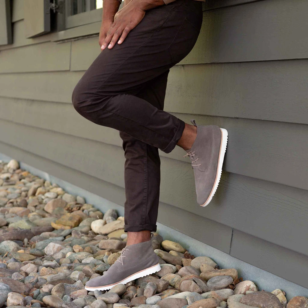 Nisolo Men's Cusco Flex Chukka - Slate Gray 4 Nisolo Men's Cusco Flex Chukka - Slate Gray