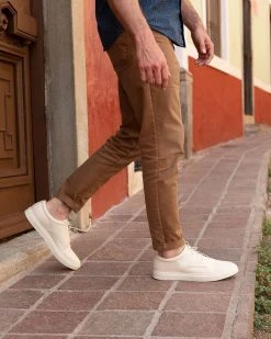 Nisolo Men's Diego Low Top Sneaker - Bone