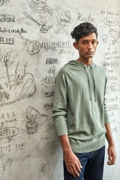 No Nasties Men's Knit Pullover Hoodie